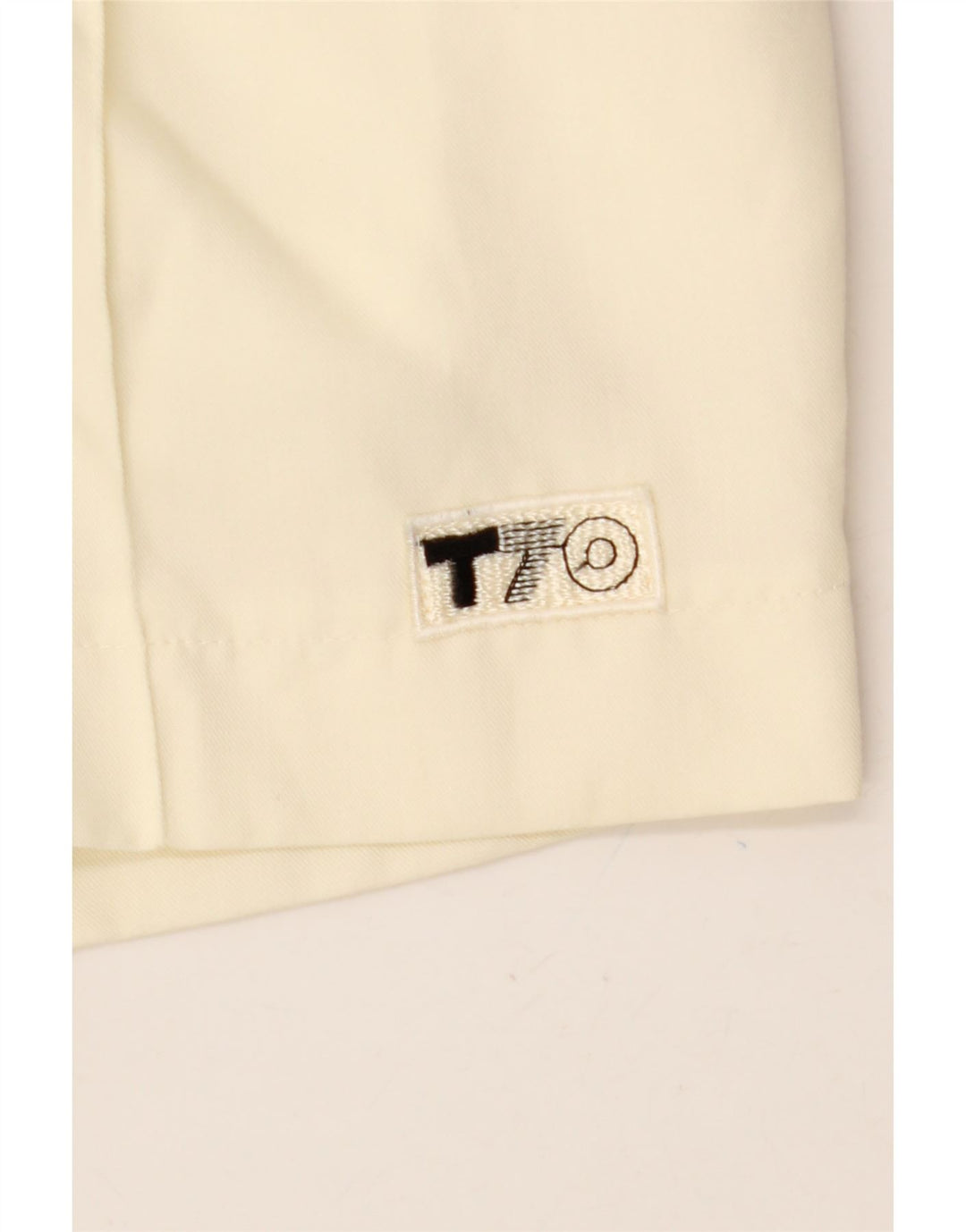 VINTAGE Womens Chino Shorts W26 Small Off White