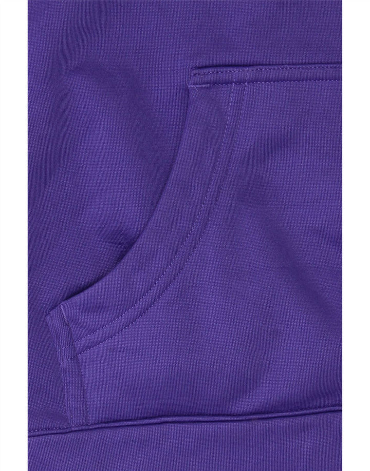 UNDER ARMOUR Mens Hoodie Jumper Medium Purple Polyester