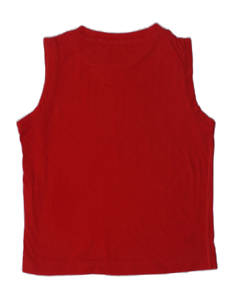 CHAMPION Boys Graphic Vest Top 5-6 Years XS Red Cotton | Vintage Champion | Thrift | Second-Hand Champion | Used Clothing | Messina Hembry 