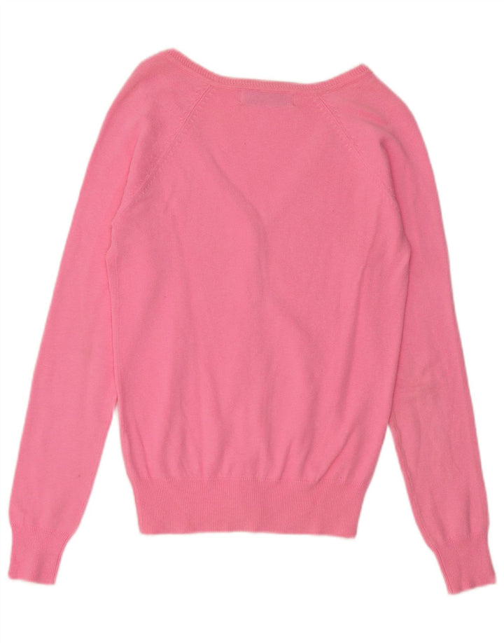 Zara Womens Cardigan Sweater UK 10 Small Pink