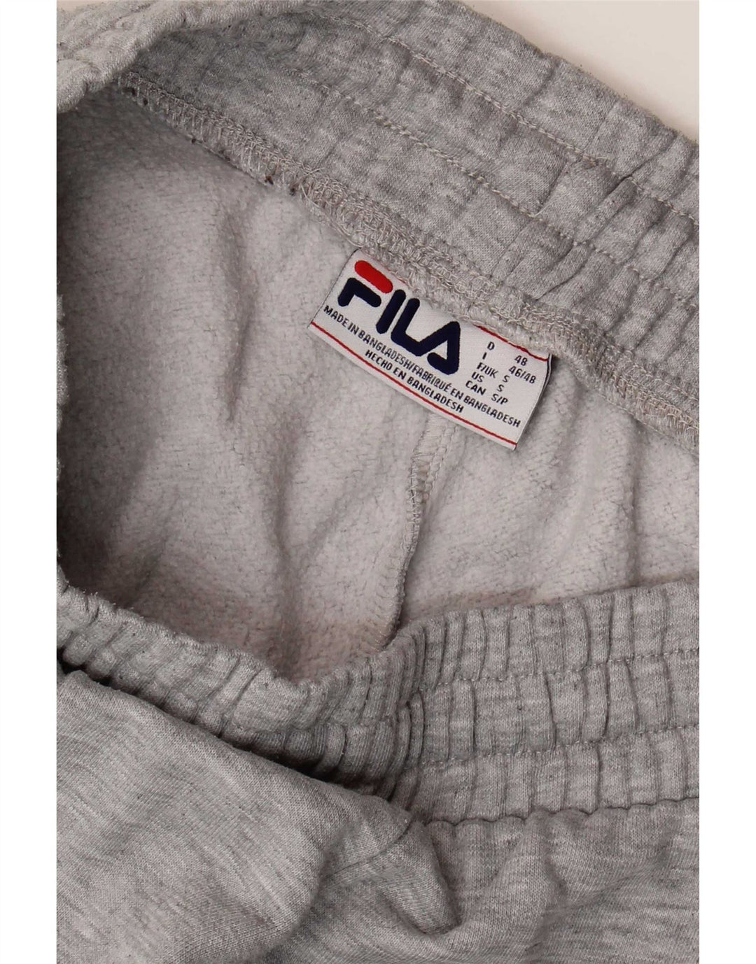 Fila Mens Graphic Tracksuit Trousers Joggers Small Grey