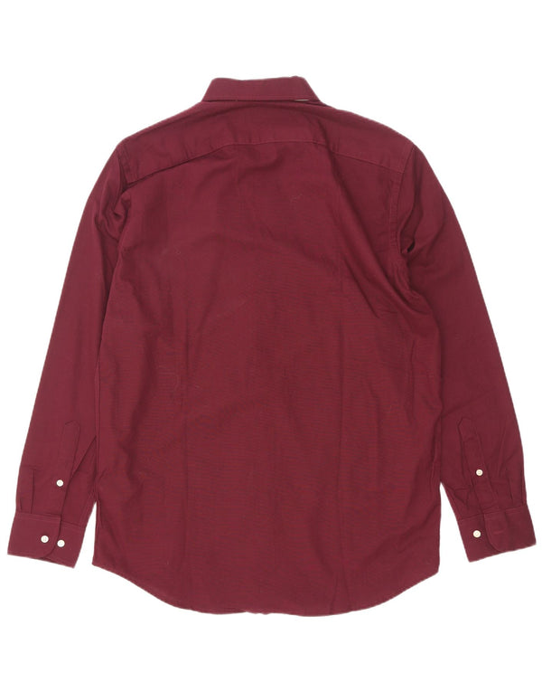 Polo Ralph Lauren Mens Slim Fit Shirt Large Burgundy