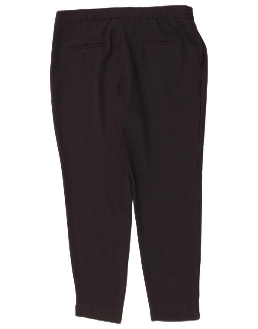 Zara Womens Slim Chino Trousers Small W30 L27 Black Polyester