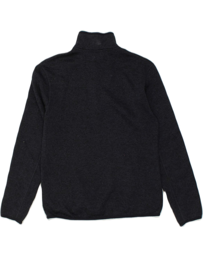 KARRIMOR Mens Zip Neck Jumper Sweater Small Grey Polyester | Vintage Karrimor | Thrift | Second-Hand Karrimor | Used Clothing | Messina Hembry 