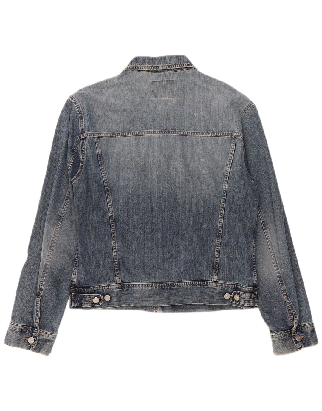 Sisley Mens Denim Jacket UK 36 Small Blue
