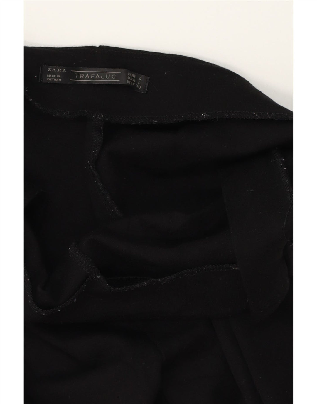ZARA Womens Trafaluc Leggings UK 14 Large  Black
