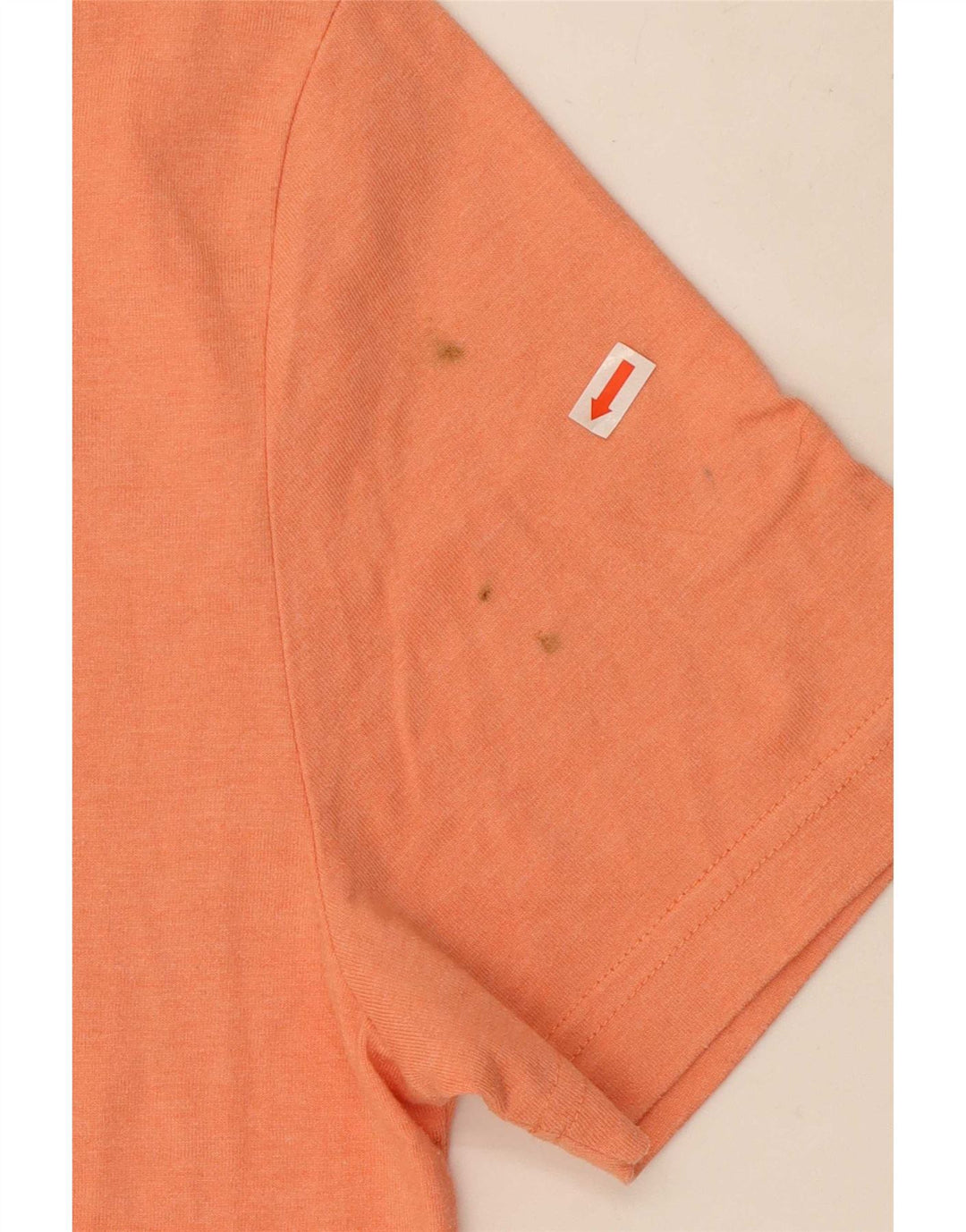 Penguin Mens Graphic T-Shirt Top Large Orange Cotton