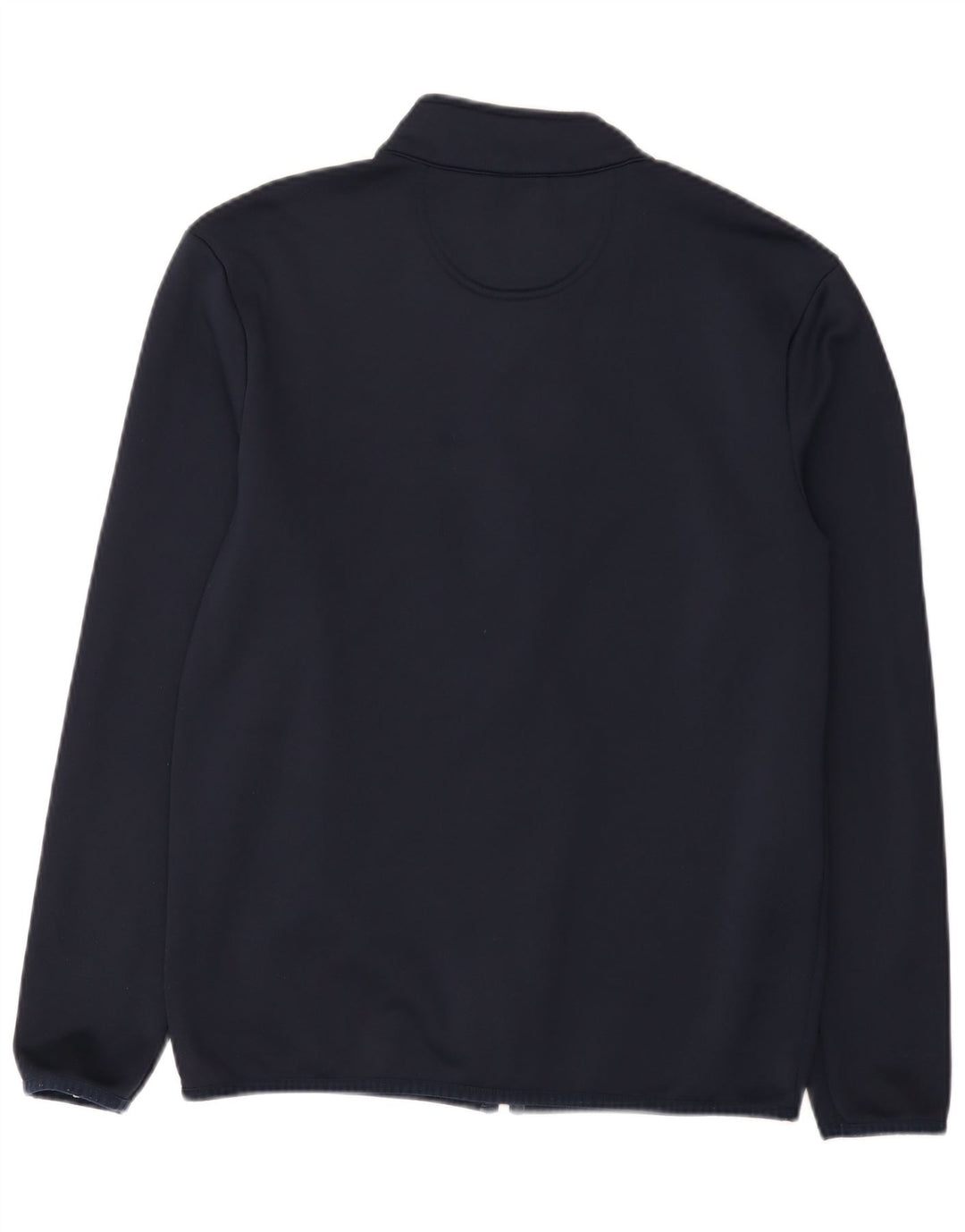 Calvin Klein Mens Tracksuit Top Jacket Large Navy Blue Striped Polyester