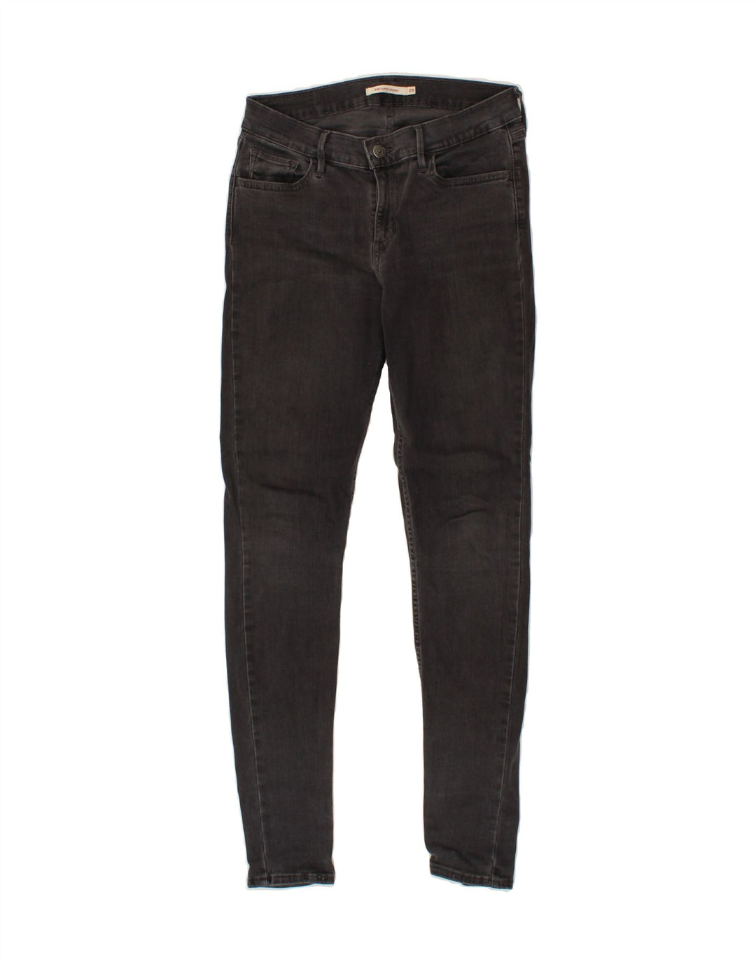 LEVI'S Womens 710 Super Skinny Jeans W28 L30  Grey Cotton Vintage Levi's and Second-Hand Levi's from Messina Hembry 