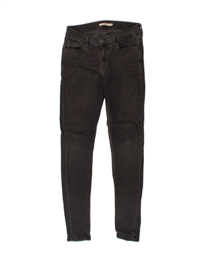 LEVI'S Womens 710 Super Skinny Jeans W28 L30  Grey Cotton Vintage Levi's and Second-Hand Levi's from Messina Hembry 