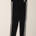ADIDAS Womens Leggings UK 8/10 Small Black Cotton Vintage Adidas and Second-Hand Adidas from Messina Hembry 