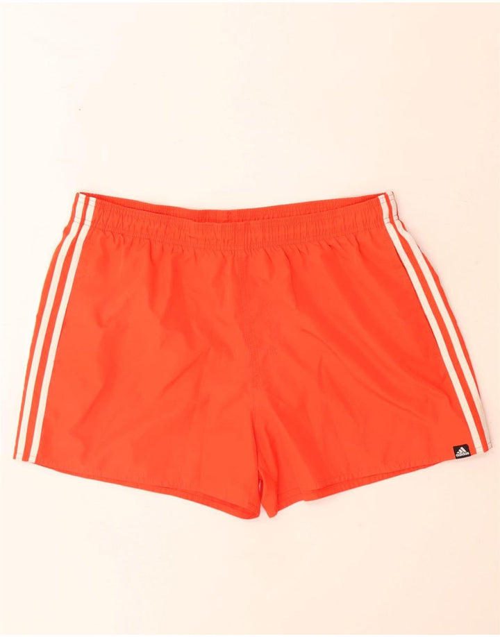 Adidas Mens Sport Shorts XL  Orange Polyester