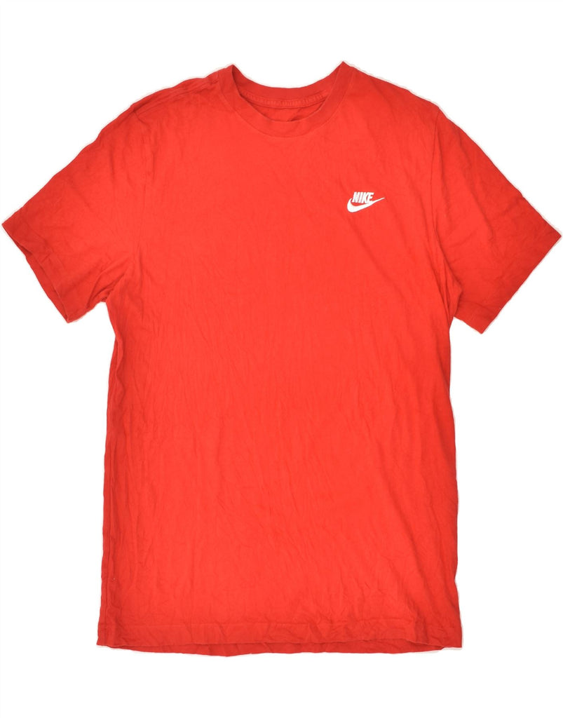 NIKE Mens T-Shirt Top Medium Red Cotton | Vintage Nike | Thrift | Second-Hand Nike | Used Clothing | Messina Hembry 