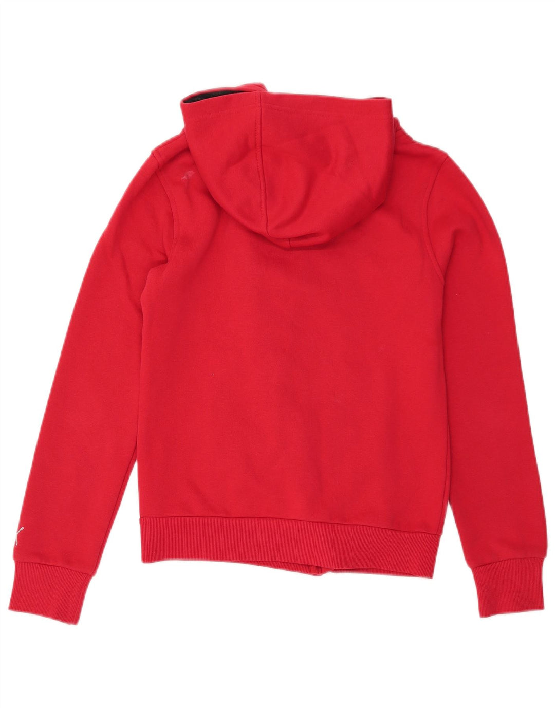 PUMA Womens Zip Hoodie Sweater UK 10 Small Red