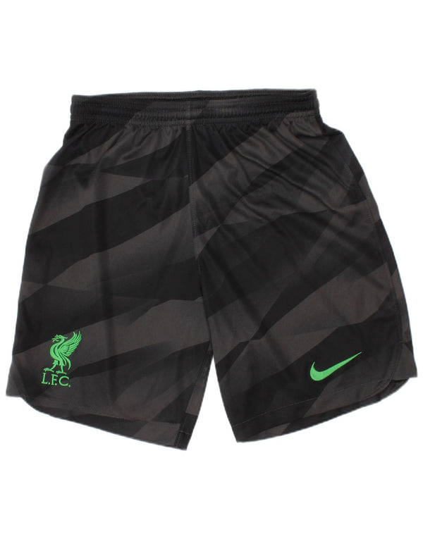 Nike Boys Liverpool Sport Shorts 10-11 Years Medium Grey Tie Dye Polyester