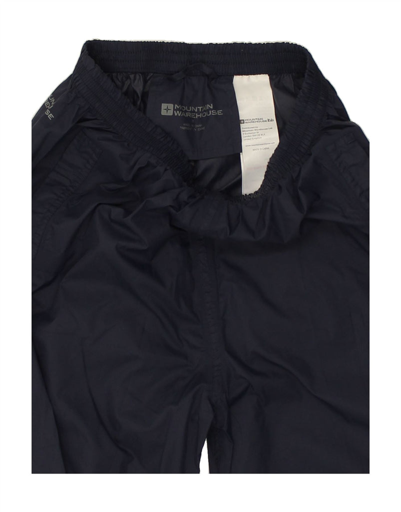 MOUNTAIN WAREHOUSE Boys Tracksuit Trousers 12-13 Years  Navy Blue Nylon | Vintage Mountain Warehouse | Thrift | Second-Hand Mountain Warehouse | Used Clothing | Messina Hembry 