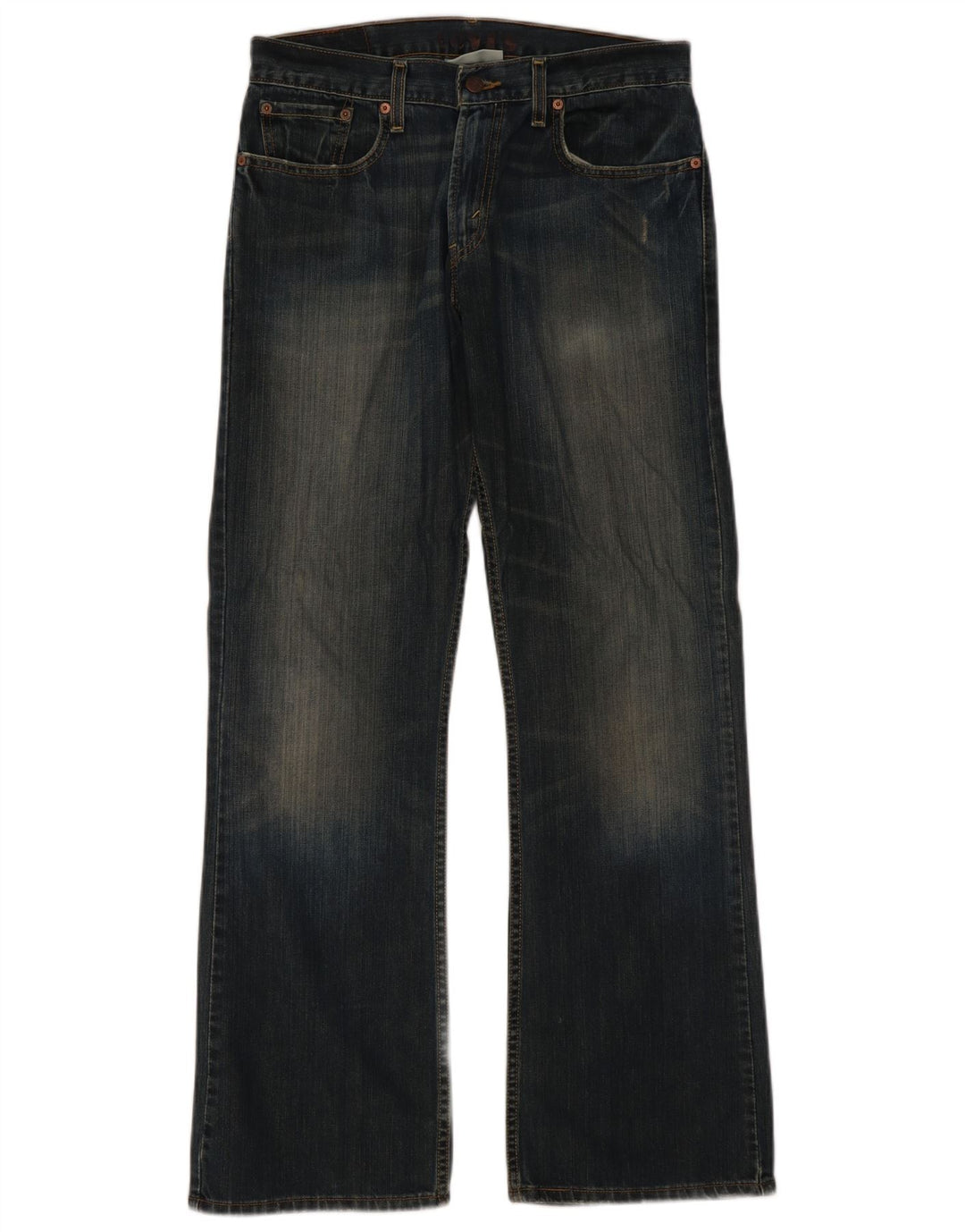 Levi's Womens 527 Bootcut Jeans W32 L32 Navy Blue Cotton
