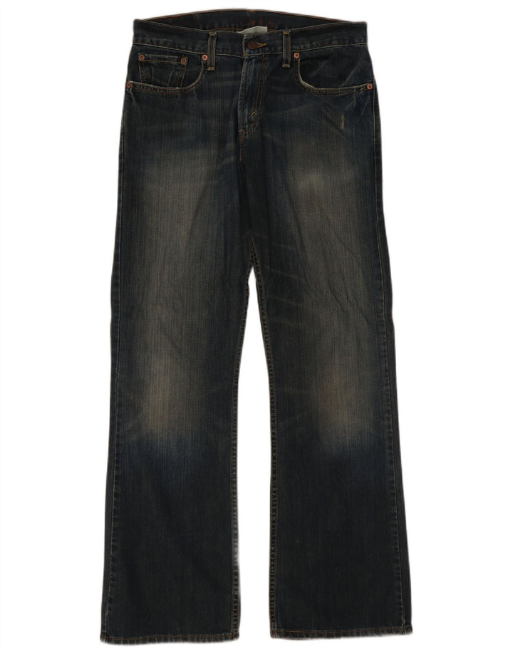 Levi's Womens 527 Bootcut Jeans W32 L32 Navy Blue Cotton