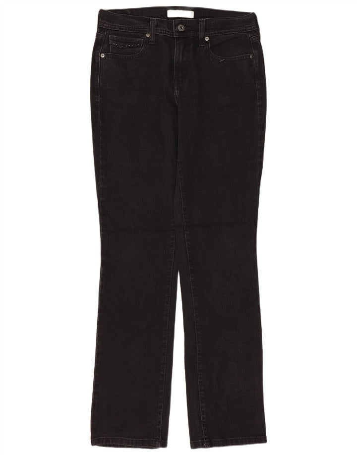 LEVI'S Womens 505 Straight Jeans US 4 Small W28 L31 Black Cotton