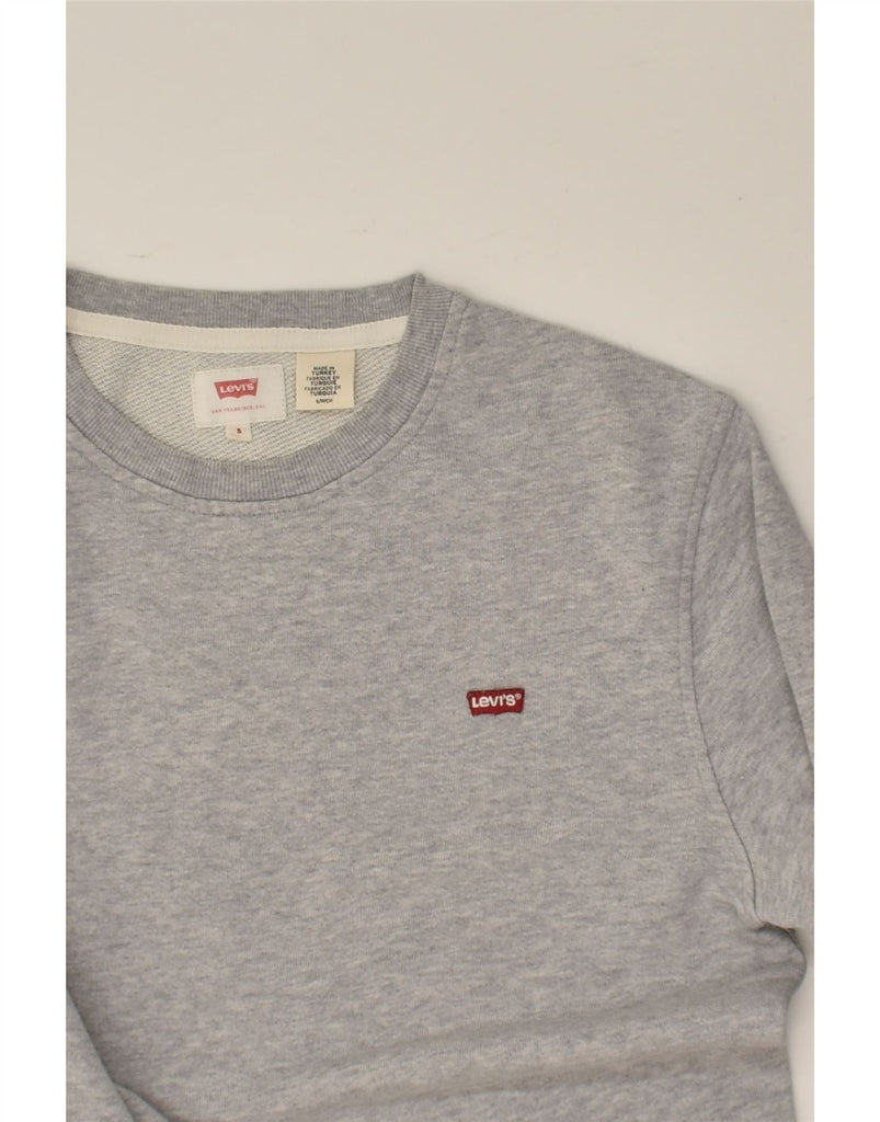 LEVI'S Mens Sweatshirt Jumper Small Grey Cotton | Vintage Levi's | Thrift | Second-Hand Levi's | Used Clothing | Messina Hembry 