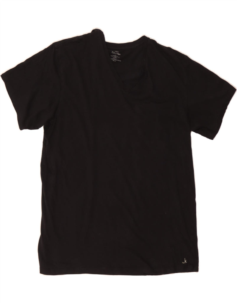 CALVIN KLEIN Mens T-Shirt Top Large Black Vintage Calvin Klein and Second-Hand Calvin Klein from Messina Hembry 