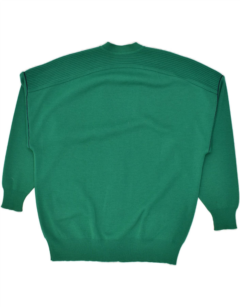 VINTAGE Mens Cardigan Sweater Medium Green | Vintage Vintage | Thrift | Second-Hand Vintage | Used Clothing | Messina Hembry 