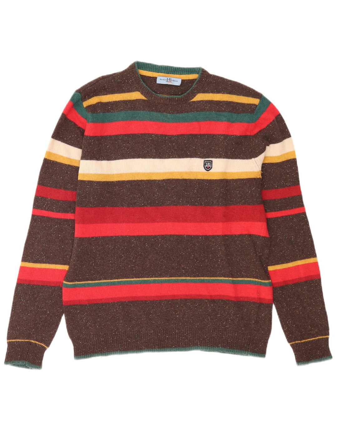 Harmont & Blaine Mens Crew Neck Jumper Sweater XL Multicoloured Striped