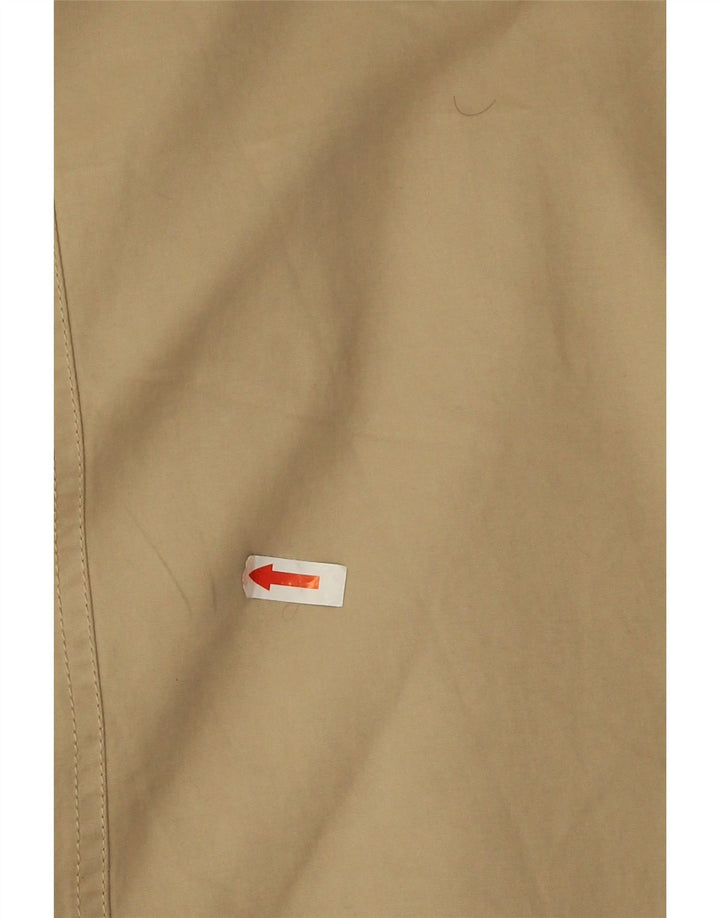 Zara Womens Hooded Parka Jacket UK 16 Large Beige