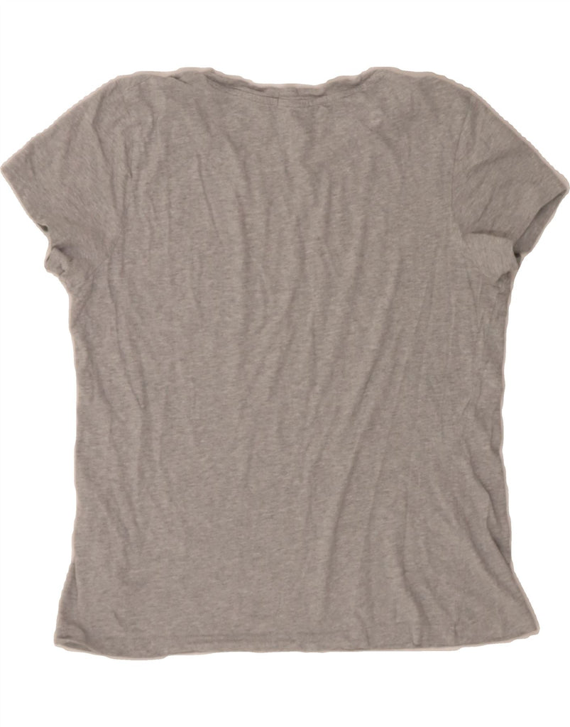 CALVIN KLEIN JEANS Womens Graphic T-Shirt Top UK 18 XL Grey Vintage Calvin Klein Jeans and Second-Hand Calvin Klein Jeans from Messina Hembry 