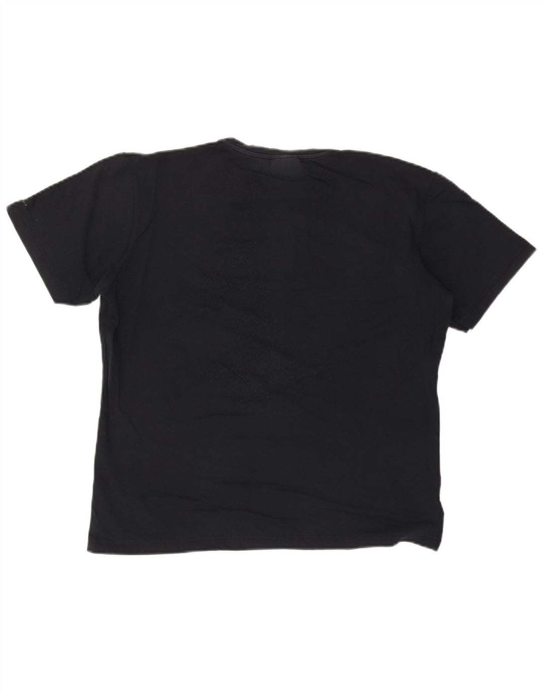 TRUSSARDI JEANS Mens Graphic T-Shirt Top Medium Black Cotton