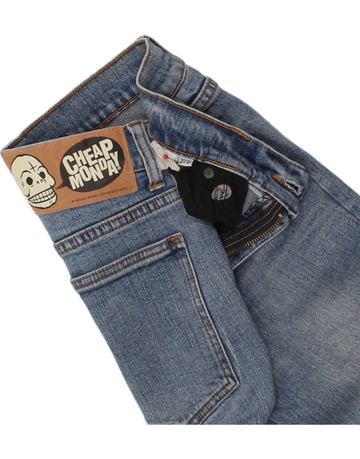 CHEAP MONDAY Womens Slim Jeans W30 L25 Blue Vintage Cheap Monday and Second-Hand Cheap Monday from Messina Hembry 