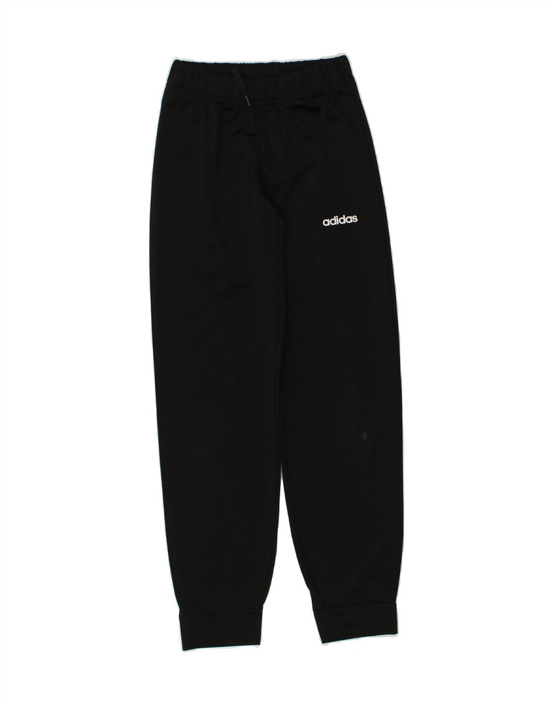 ADIDAS Boys Tracksuit Trousers Joggers 9-10 Years Black Polyester | Vintage Adidas | Thrift | Second-Hand Adidas | Used Clothing | Messina Hembry 