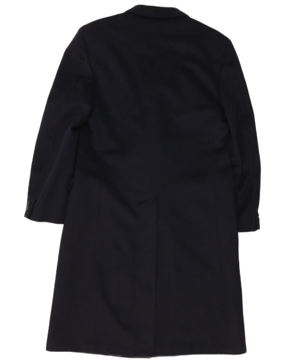 San Remo Mens Double Breasted Coat UK 38 Medium Navy Blue