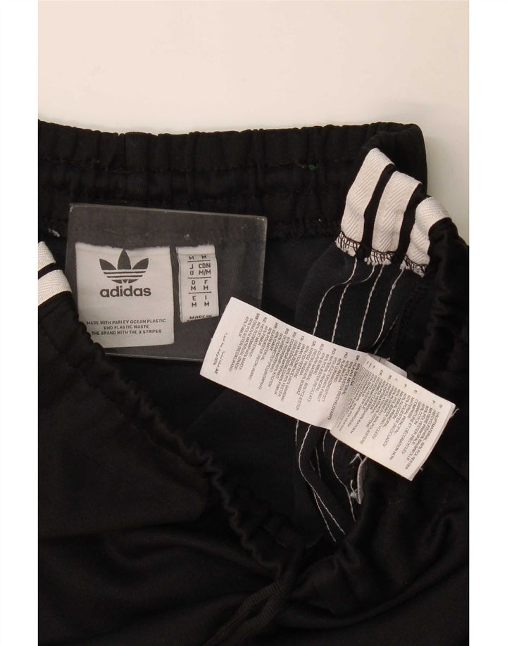 Adidas Mens Tracksuit Trousers Joggers Medium Black Polyester