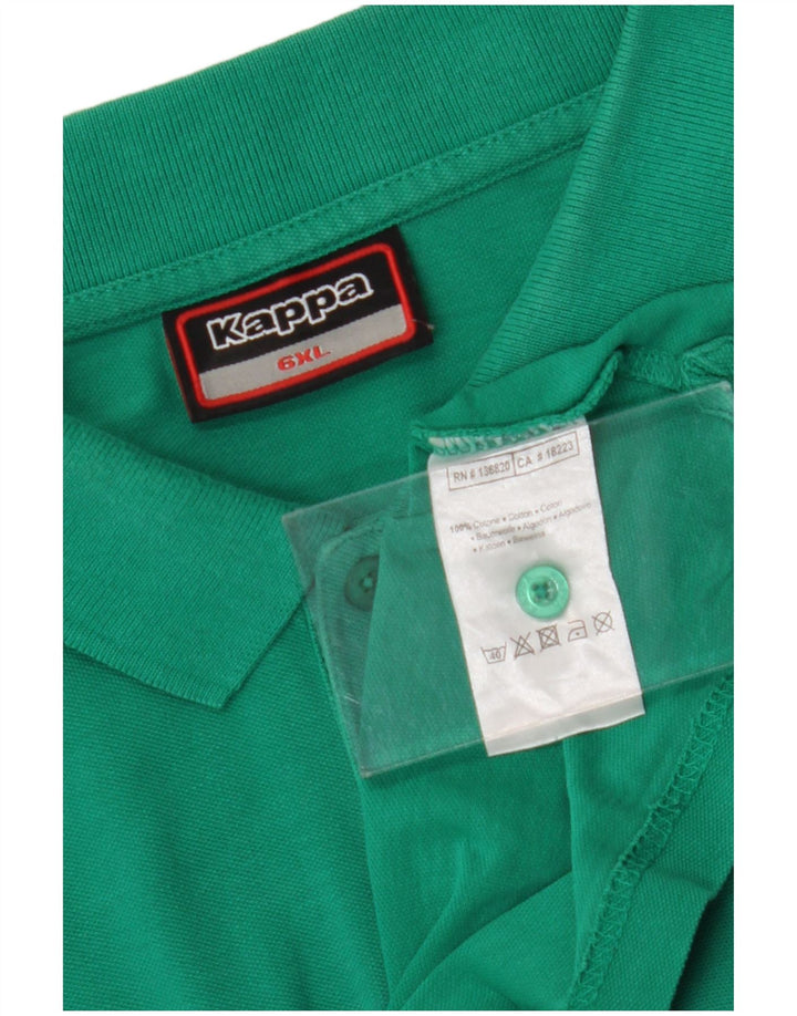 KAPPA Mens Polo Shirt 6XL Green Cotton