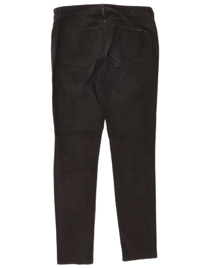 Ralph Lauren Womens Slim Jeans US 8 Medium W33 L31 Black Cotton