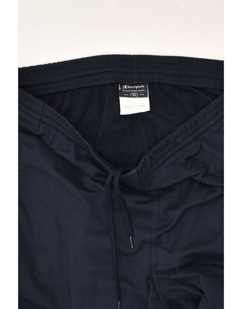 CHAMPION Mens Tracksuit Trousers XL Navy Blue Polyester | Vintage Champion | Thrift | Second-Hand Champion | Used Clothing | Messina Hembry 