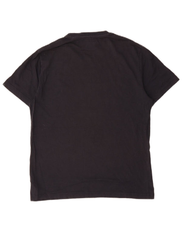 Penguin Mens T-Shirt Top Medium Navy Blue Cotton
