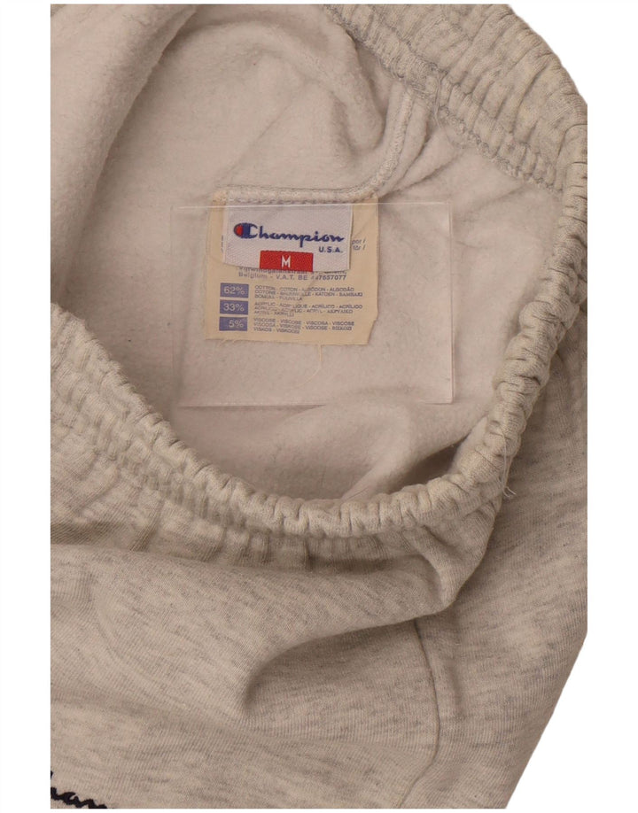 Champion Mens Tracksuit Trousers Medium Grey Flecked Cotton