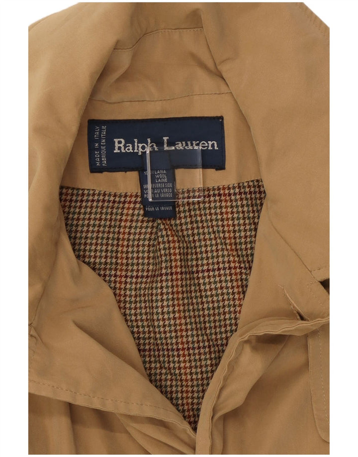 Ralph Lauren Womens Loose Fit Overcoat US 6 Medium Beige Wool
