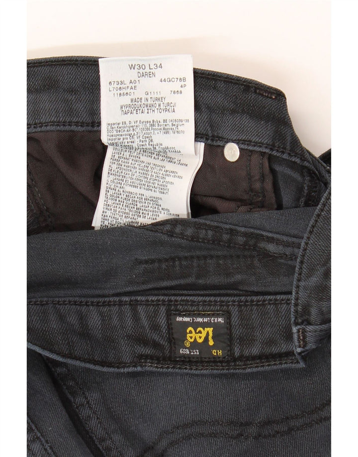 LEE Womens Daren Slim Jeans W30 L34 Navy Blue Cotton
