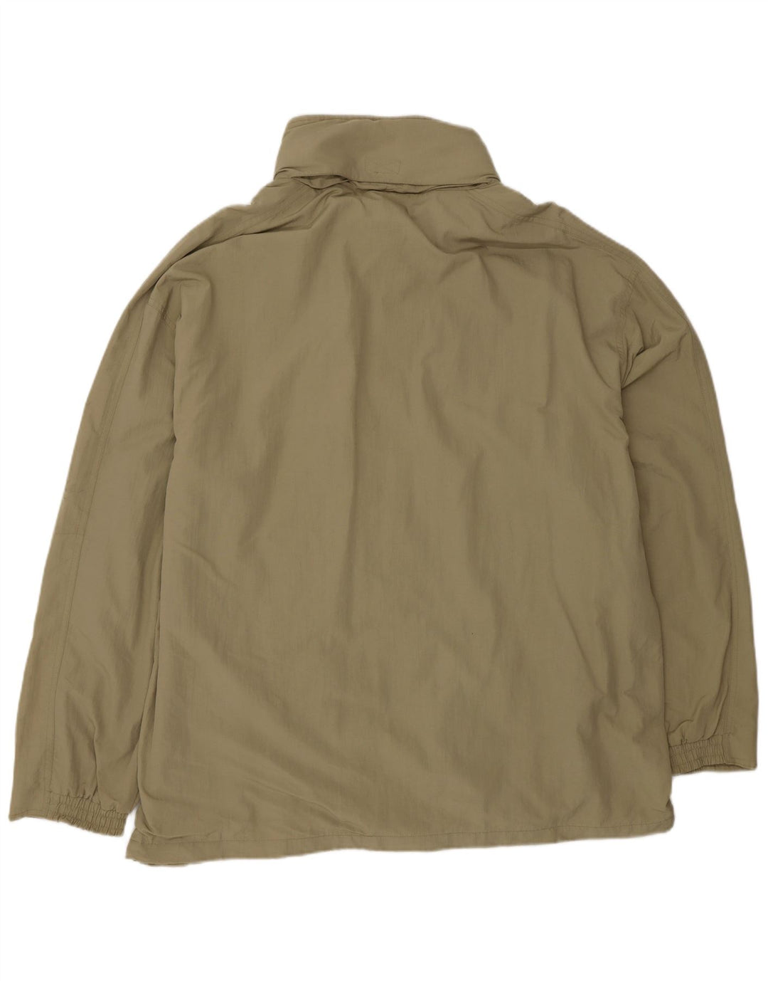 DIADORA Mens Loose Fit Rain Jacket UK 40 Large Beige Polyamide