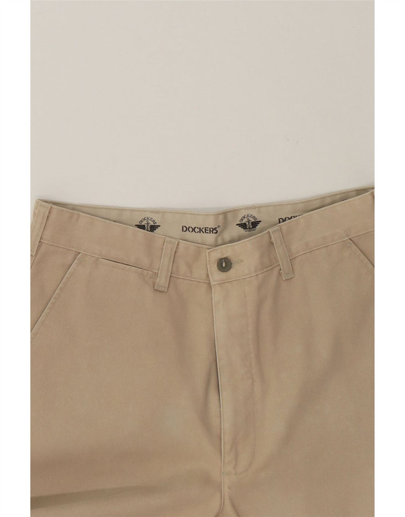 DOCKERS Mens Tapered Chino Trousers W31 L32 Beige Cotton Vintage Dockers and Second-Hand Dockers from Messina Hembry 