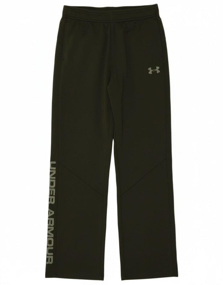Under Armour Boys Graphic Tracksuit Trousers 9-10 Years Medium Khaki