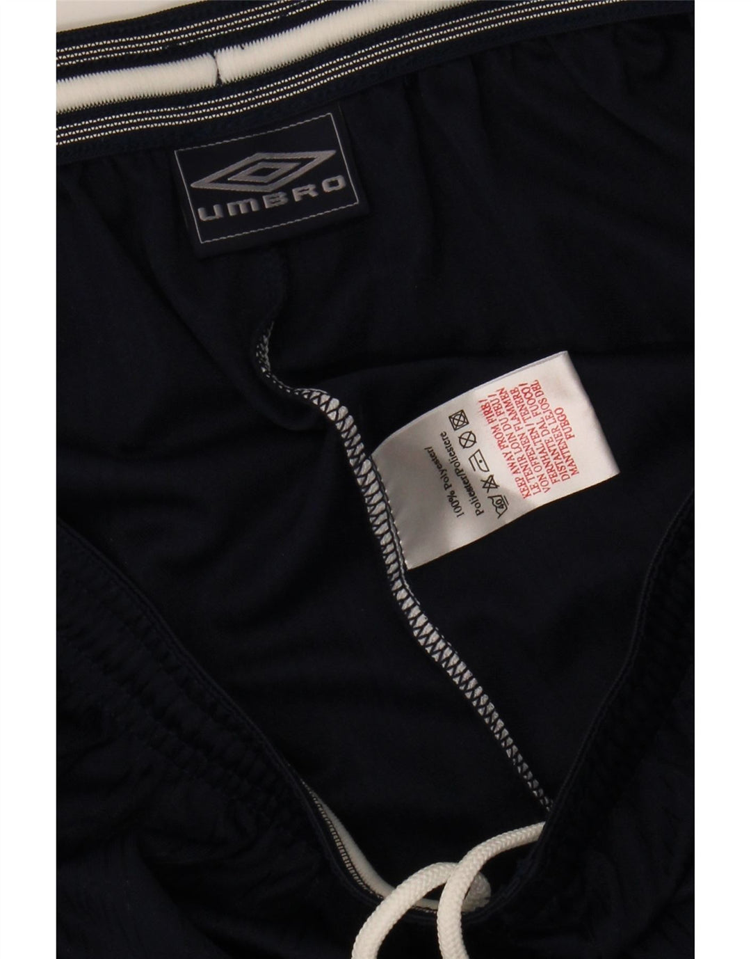 UMBRO Mens Sport Shorts 2XL Navy Blue Polyester