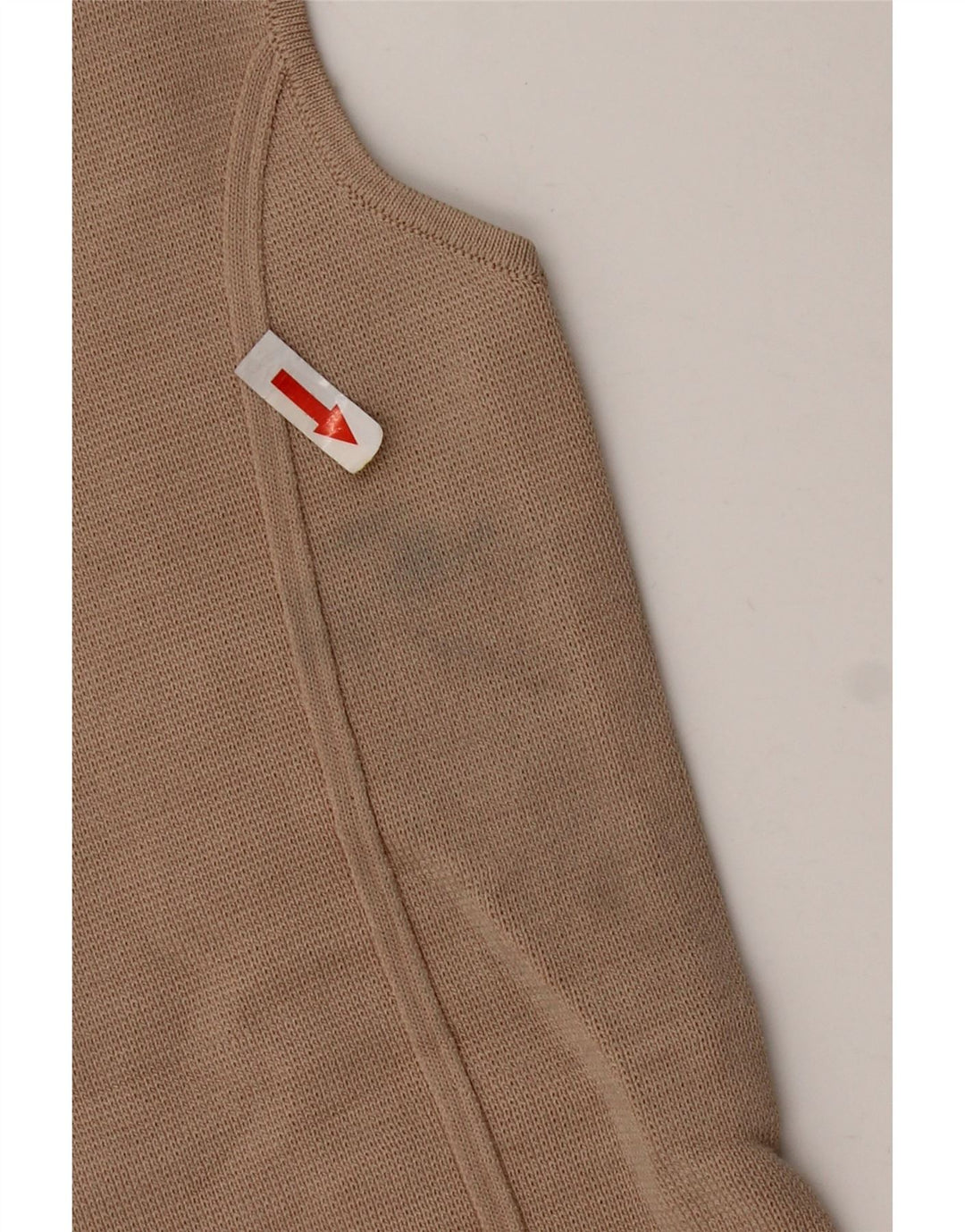 Zara Womens Crop Top UK 12 Medium Beige Nylon