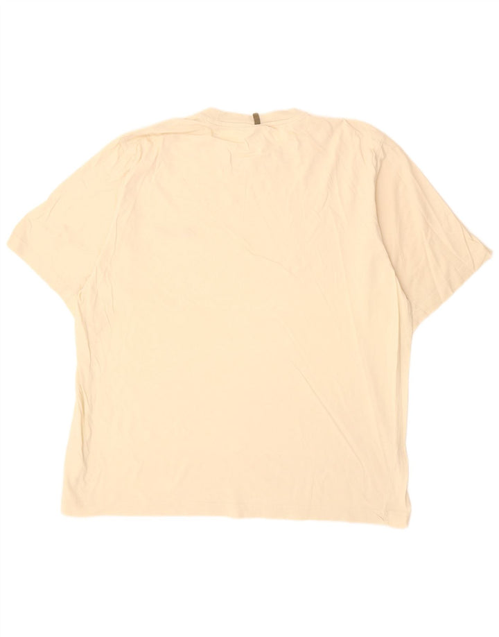 Adidas Mens T-Shirt Top 2XL Beige