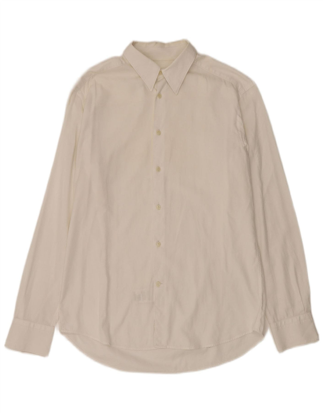 Versace Mens Shirt Size 41 16 Large White Cotton