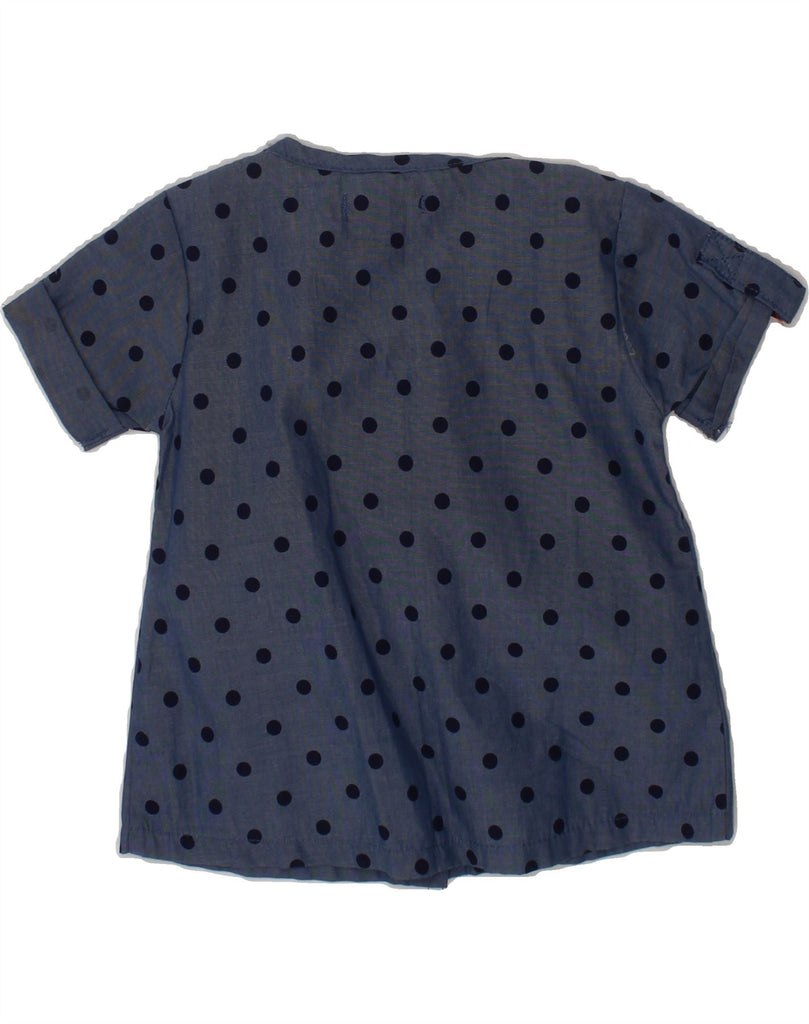 U.S. POLO ASSN. Baby Girls Shirt 9-12 Months Navy Blue Polka Dot Vintage U.S. Polo Assn. and Second-Hand U.S. Polo Assn. from Messina Hembry 