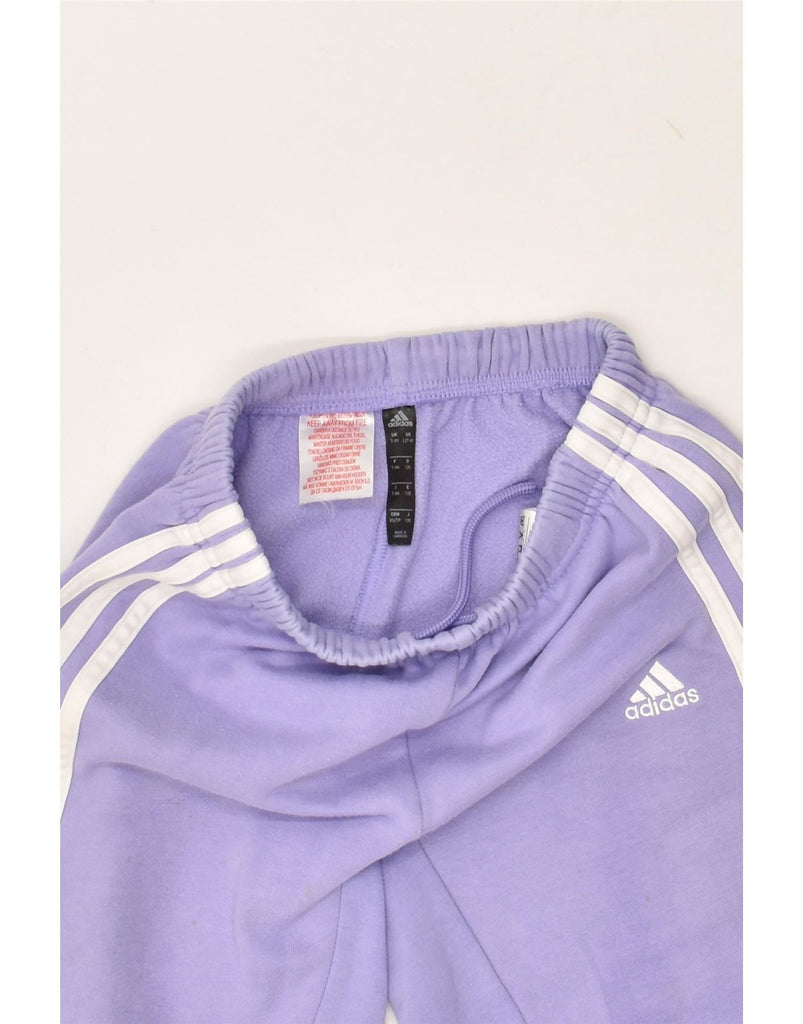 ADIDAS Girls Tracksuit Trousers Joggers 7-8 Years Purple Cotton | Vintage Adidas | Thrift | Second-Hand Adidas | Used Clothing | Messina Hembry 